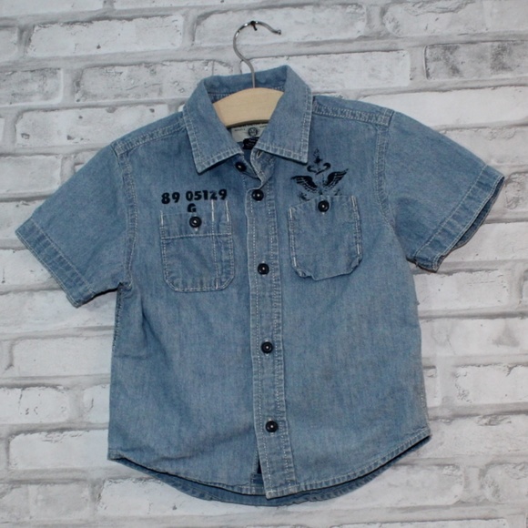 little boys denim shirt